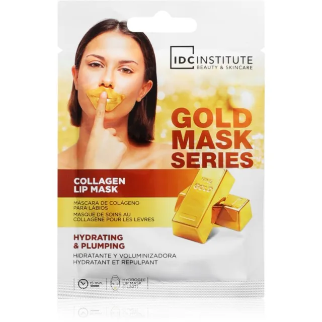 IDC Institute Gold Mask Series hydratační maska na rty 8 g
