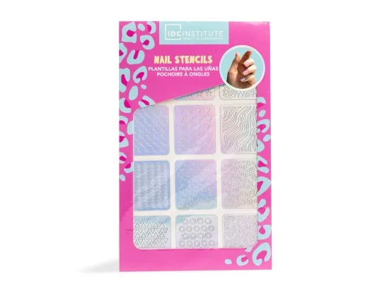 IDC INSTITUTE Holografické šablony na nail art manikúru