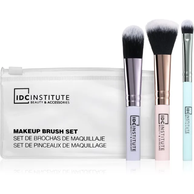 IDC Institute Make Up sada štětců na líčení očí 3 ks