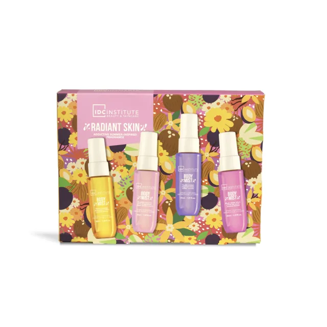 IDC Institute RADIANT SKIN sada tělových vůní 4x30 ml