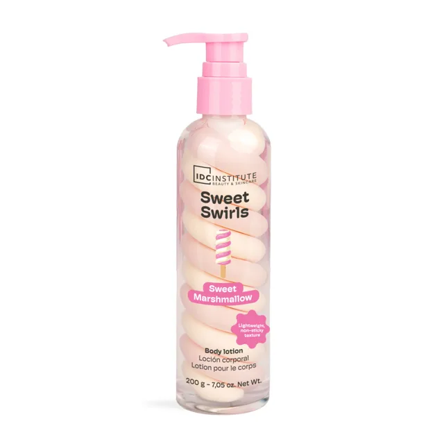IDC Institute SWEET SWIRLS Sweet Marshmallow tělové mléko 200 ml