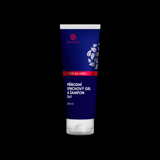 IDEA for MEN – přírodní sprchový gel a šampon 2v1 200 ml – Green idea