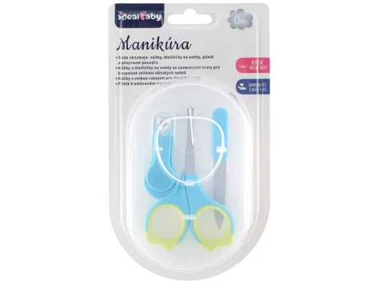 Ideal Baby Manikúra set 0m+ modrá