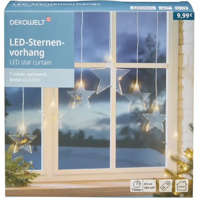 IDEENWELT LED vánoční osvětlení Hvězdy