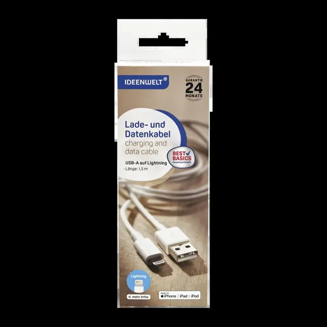 IDEENWELT USB A nabíjecí kabel
