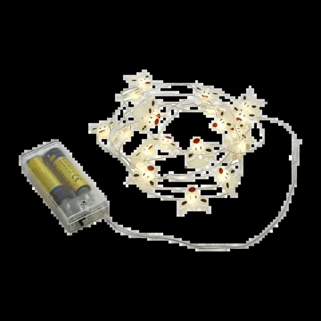 IDEENWELT Vánoční LED micro řetěz se soby