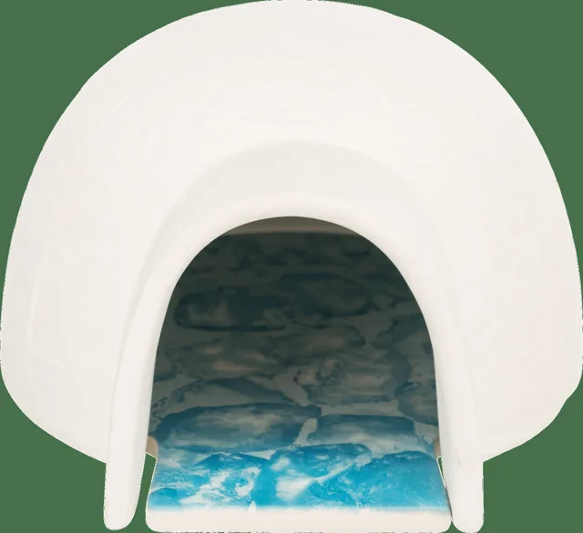 Igloo s chladicí keramickou deskou Trixie pro hlodavce 13 × 9 × 15 cm bílá