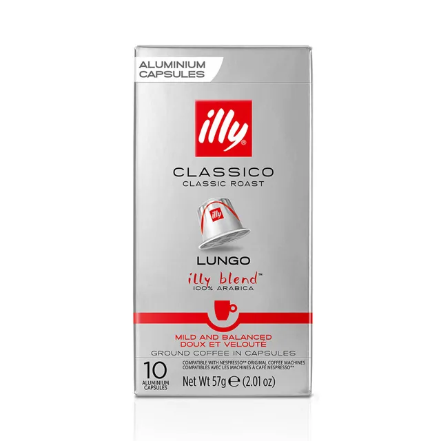 illy Espresso Lungo kávové kapsle 10 ks