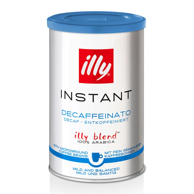 illy instantní káva bez kofeinu 95 g
