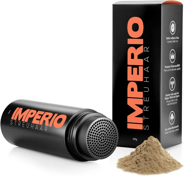 IMPERIO vlasový korektor na zahustenie vlasov Light Brown 26g