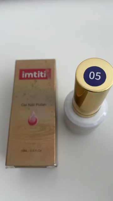 Imtiti Gelový lak na nehty Modrá 15ml