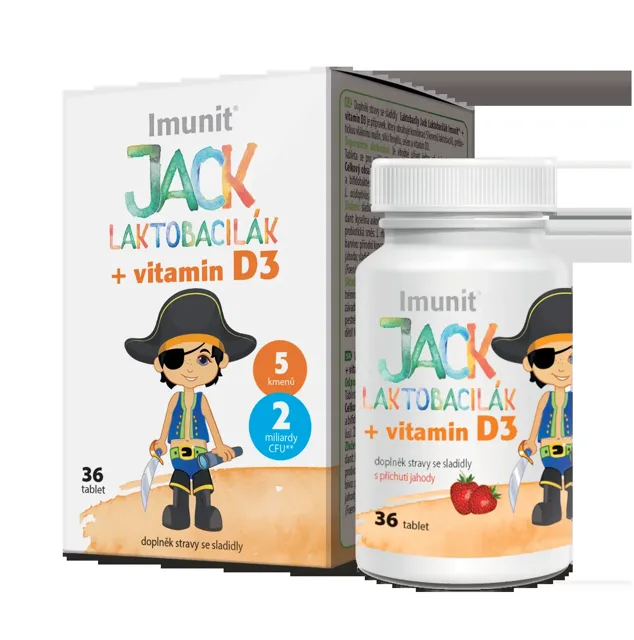 Imunit Laktobacily Jack Lactobacilák 36 tablet