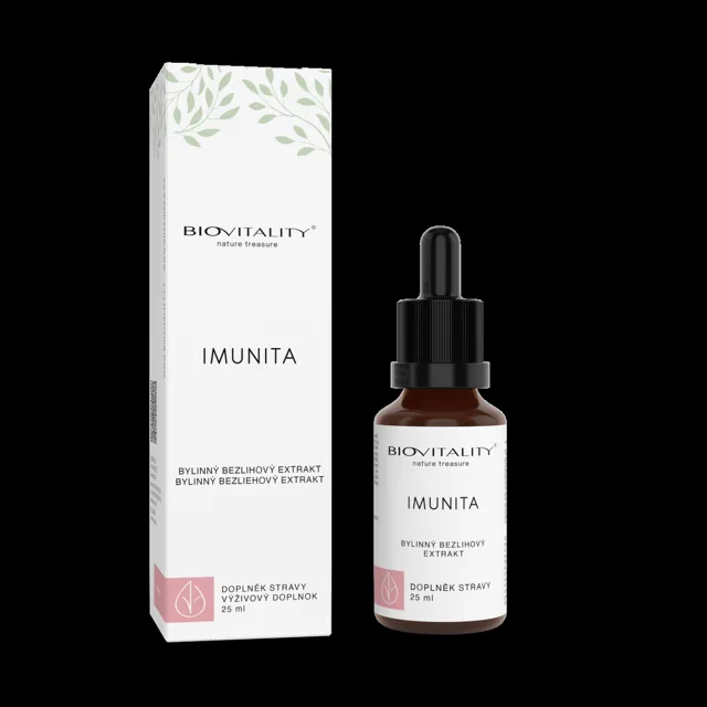 Imunita – bezalkoholová tinktura – kapky 25 ml – Green idea