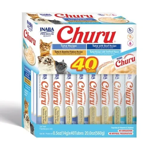 INABA Churu Varieties Tuna 40x14g tuňák pro kočku