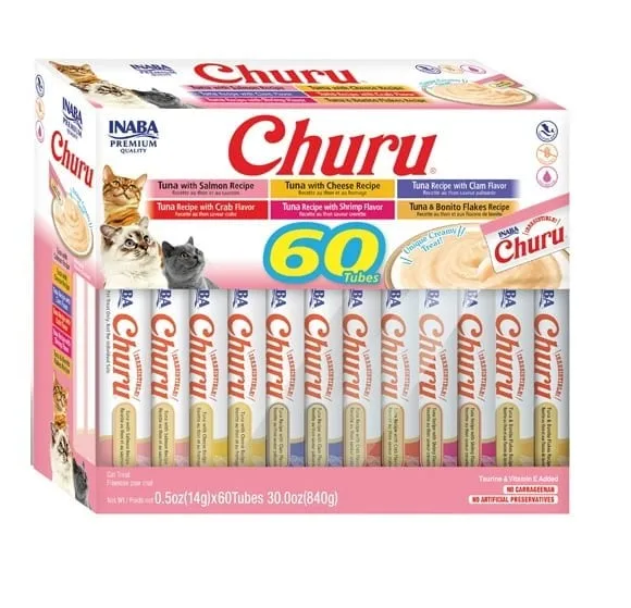 INABA Churu Varieties Tuna 60x14g tuňák pro kočku