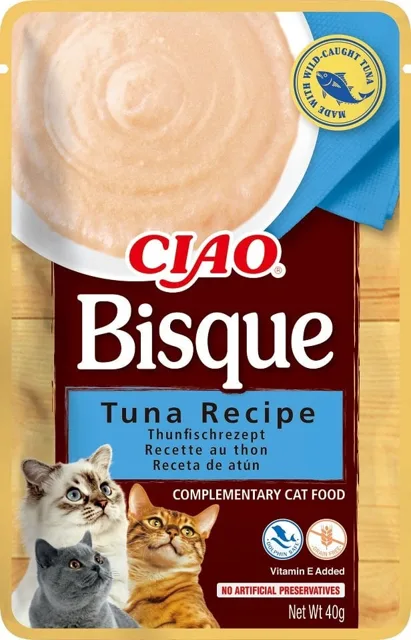 INABA CIAO Bisque Tuňáková krémová polévka pro kočky 40g