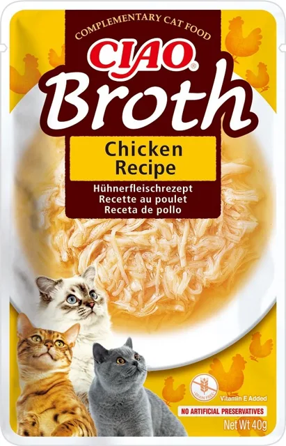 INABA CIAO Broth Kuřecí vývar pro kočky 40 g