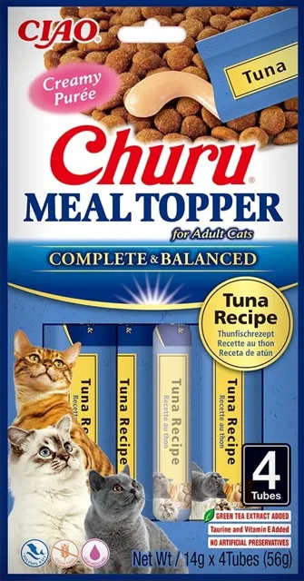 INABA Meal Topper Tuna 4x14 g krémová tuňáková přísada pro kočky