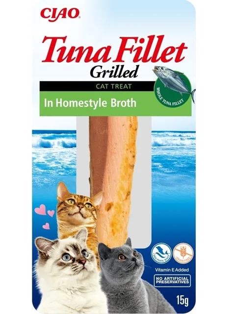 INABA Tuna fillet in homestyle broth 15g filet z tuňáka v domácím vývaru