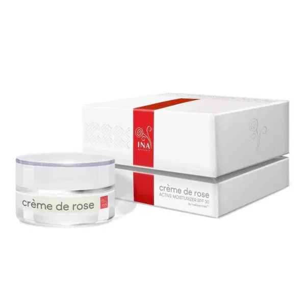 InaEssentials – Hydratační pleťový krém s SPF30 Crème de rose 50 ml