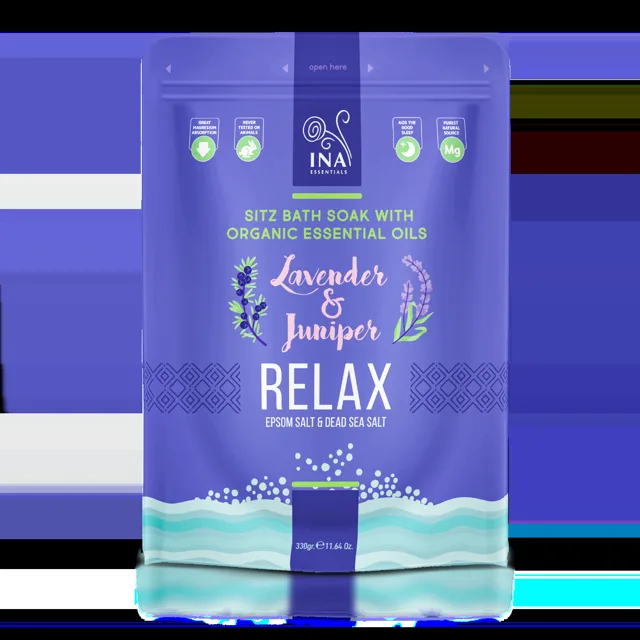 InaEssentials Relax Koupelová sůl pro uvolnění stresu 330 g