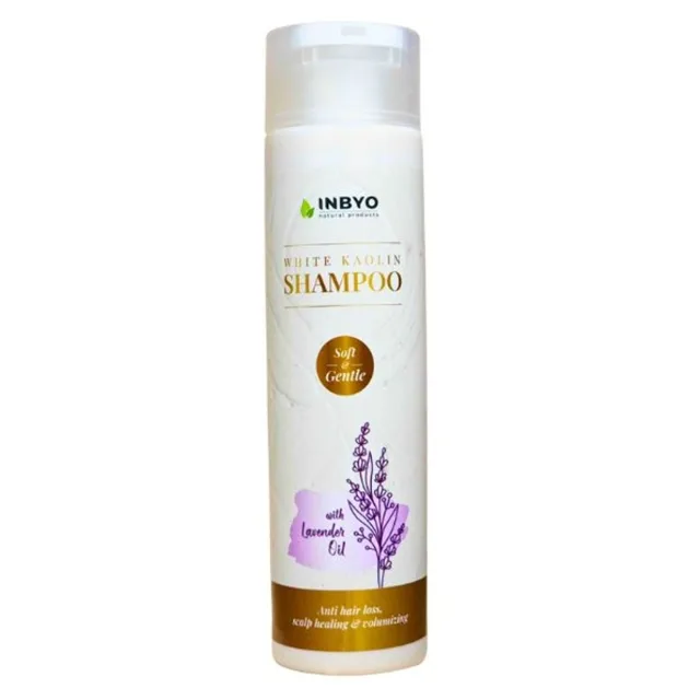 INBYO Přírodní šampon s bílým jílem a levandulovým olejem 250 ml
