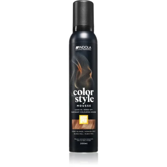 Indola Color Style Mousse tónovací pěna na vlasy odstín Honey Blonde 200 ml