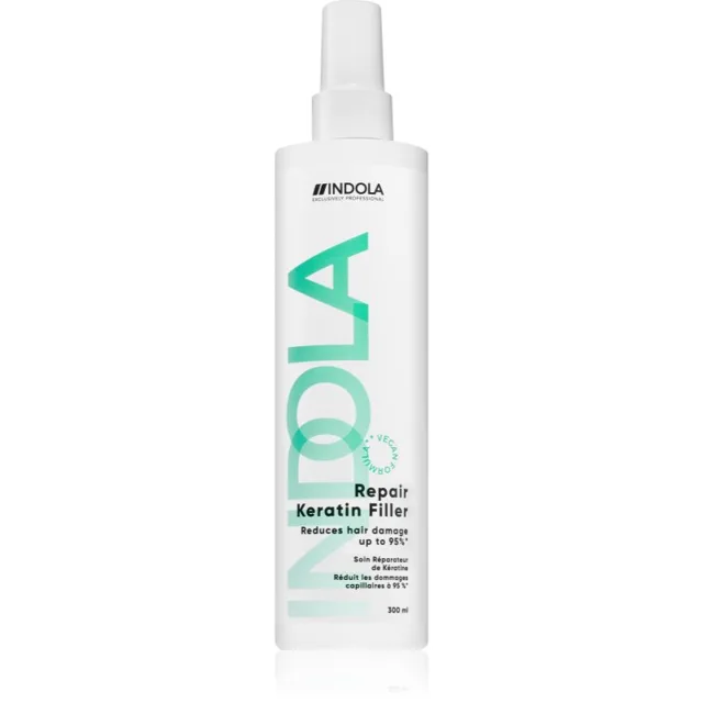 Indola Repair Keratin Filler regenerační kúra pro poškozené, chemicky ošetřené vlasy 300 ml