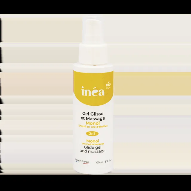 Inéa Bio hydratační lubrikační a masážní gel monoi s aloe vera - 100 ml