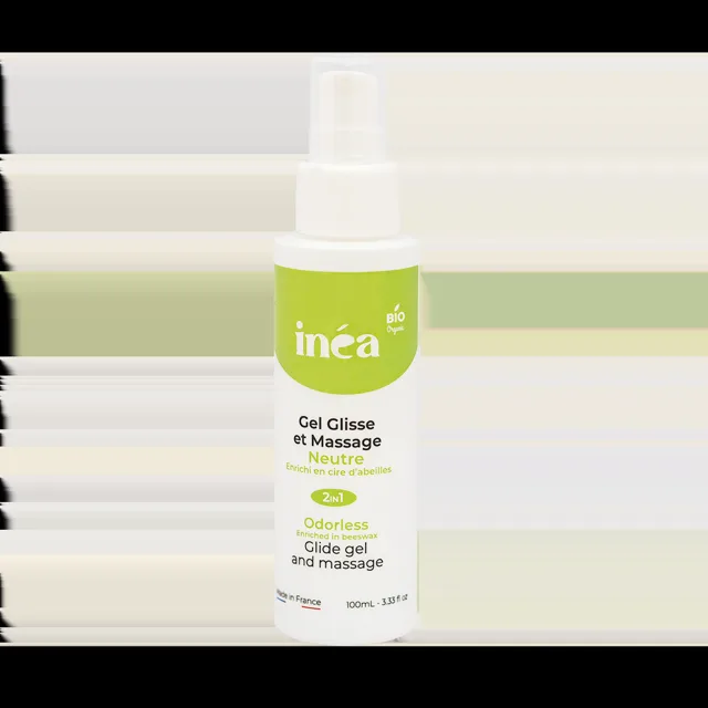 Inéa Bio hydratační lubrikační a masážní gel neutrální s aloe vera - 100 ml