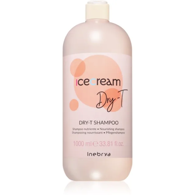 Inebrya Ice Cream Dry-T Shampoo vyživující šampon pro suché a poškozené vlasy 1000 ml