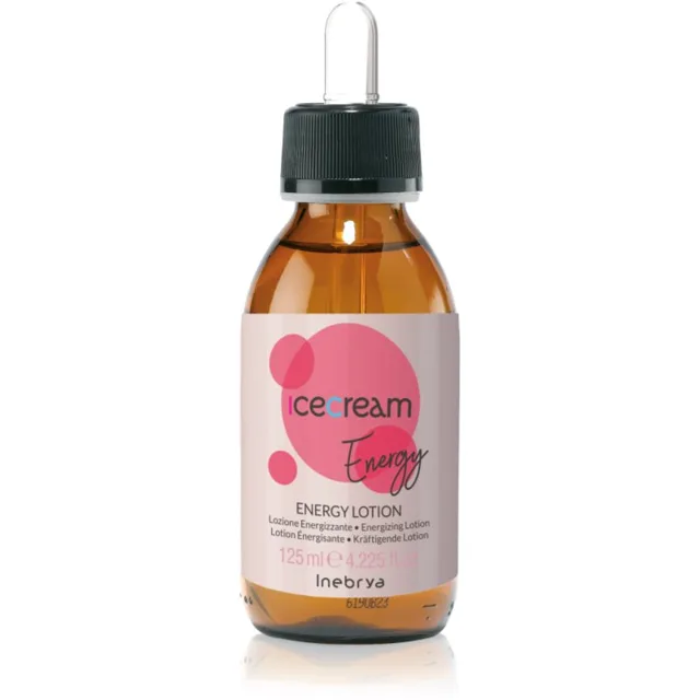 Inebrya Ice Cream Frequent Energy Lotion regenerační a posilující kúra pro slabé, namáhané vlasy 125 ml
