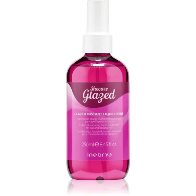 Inebrya Shecare Glazed Instant Liquid Conditioner hydratační kondicionér pro lesk a hebkost vlasů 250 ml