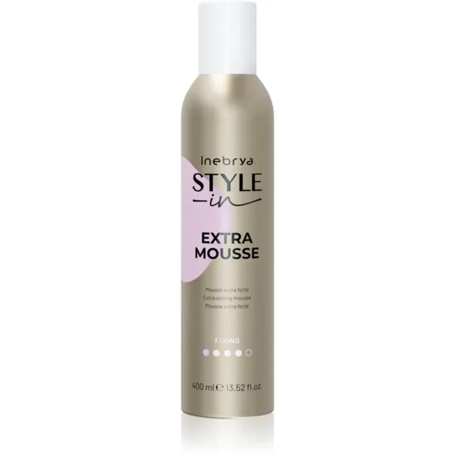 Inebrya Style-In Style-In Extra Mousse pěnové tužidlo s extra silnou fixací 400 ml