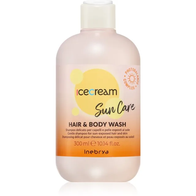 Inebrya Sun Care Hair & Body Wash jemný šampon na tělo a vlasy 300 ml