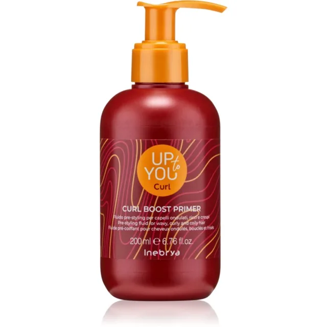Inebrya Up To You Curl Boost Primer stylingový krém pro vlnité a kudrnaté vlasy 200 ml