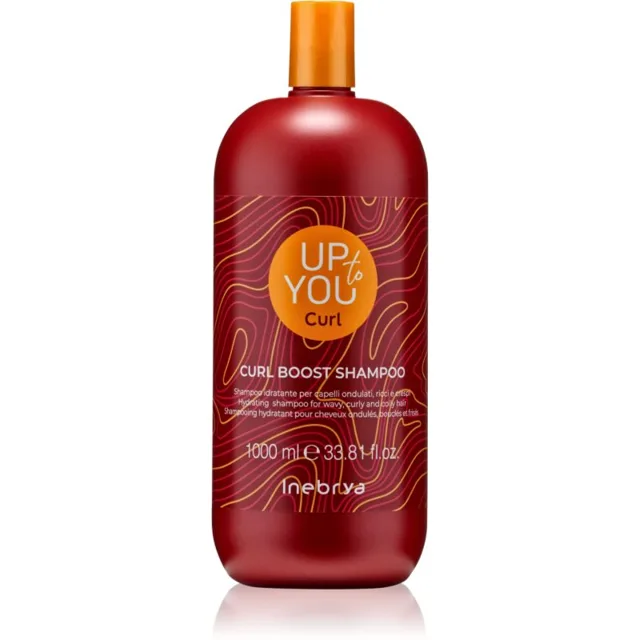Inebrya Up To You Curl Boost Shampoo hydratační šampon pro vlnité a kudrnaté vlasy 1000 ml
