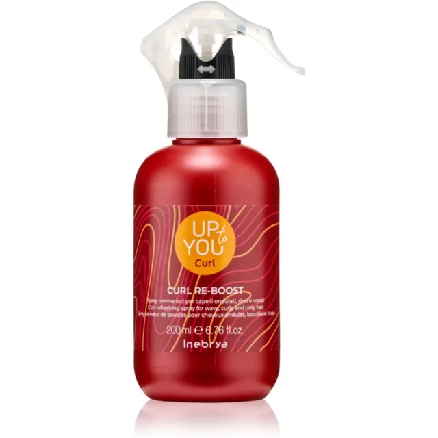 Inebrya Up To You Curl Re-Boost Spray osvěžující sprej pro vlnité a kudrnaté vlasy 200 ml