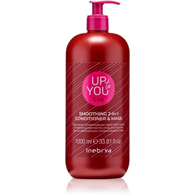 Inebrya Up To You Liss Smoothing 2-in-1 Mask & Conditioner uhlazující péče na vlasy 2 v 1 1000 ml