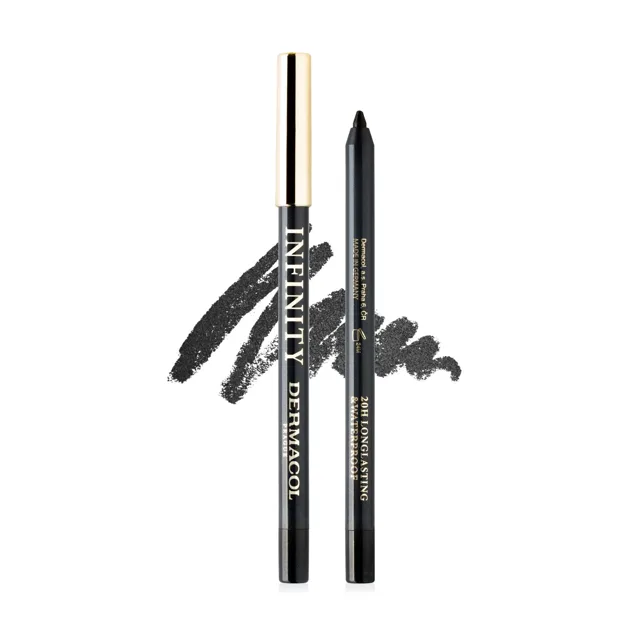 Infinity 20H voděodolná tužka na oči č.1 Dermacol - Oficiální e-shop Dermacol