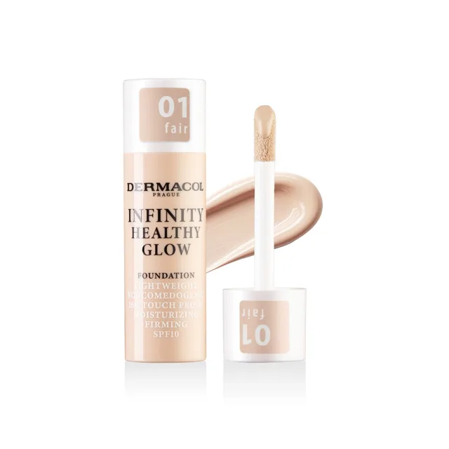 Infinity lehký rozjasňující make up č.01 FAIR Dermacol - Oficiální e-shop Dermacol