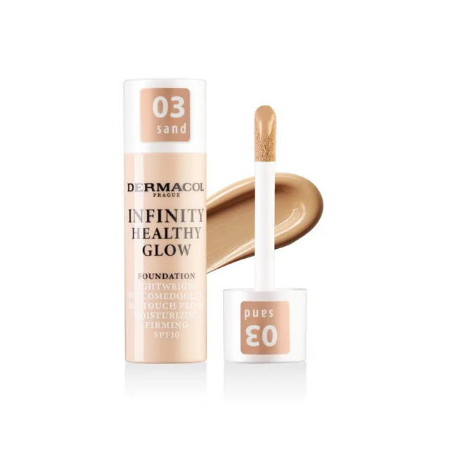 Infinity lehký rozjasňující make up č.03 SAND Dermacol - Oficiální e-shop Dermacol