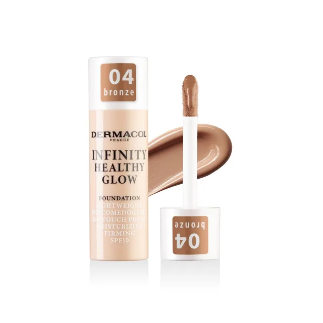 Infinity lehký rozjasňující make up č.04 BRONZE Dermacol - Oficiální e-shop Dermacol