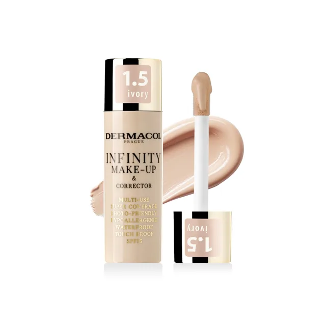 Infinity make up a korektor 1.5 Ivory Dermacol - Oficiální e-shop Dermacol