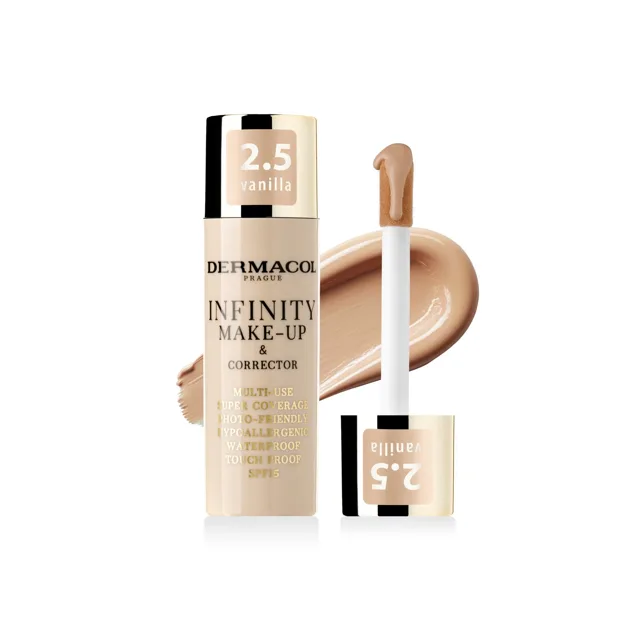 Infinity make up a korektor 2.5 Vanilla Dermacol - Oficiální e-shop Dermacol