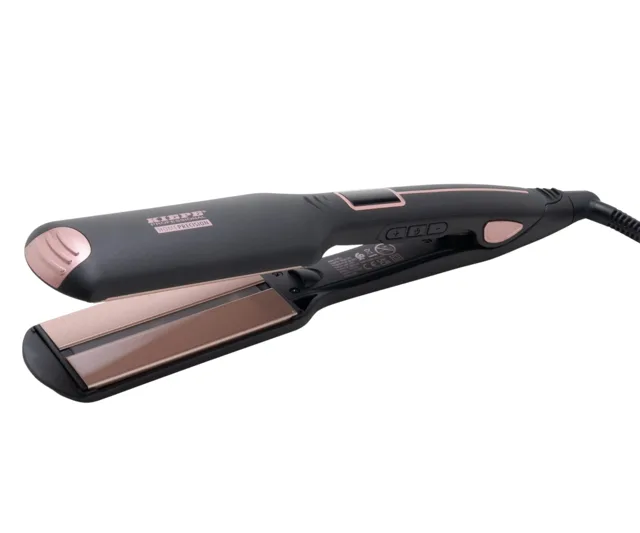 Infračervená žehlička na vlasy Kiepe Professional Home Precision Infraredsilk Styler - černá (8293) + dárek zdarma