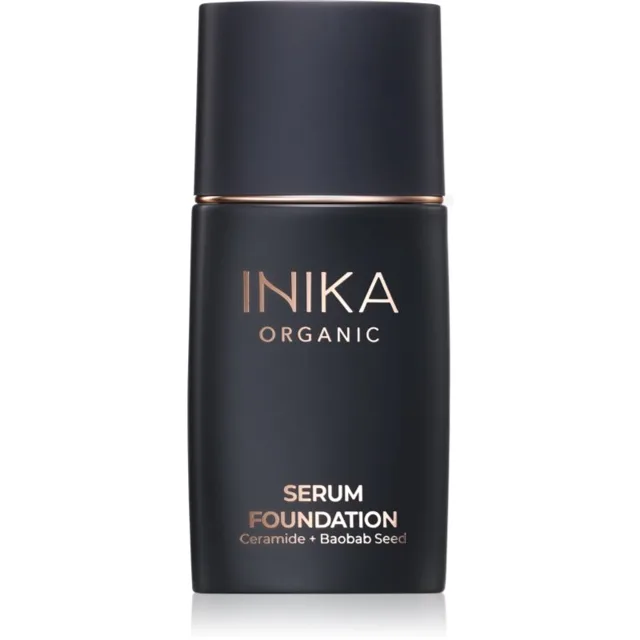 INIKA Organic Serum Foundation pečující make-up pro krásnou pleť odstín Bold 25 ml
