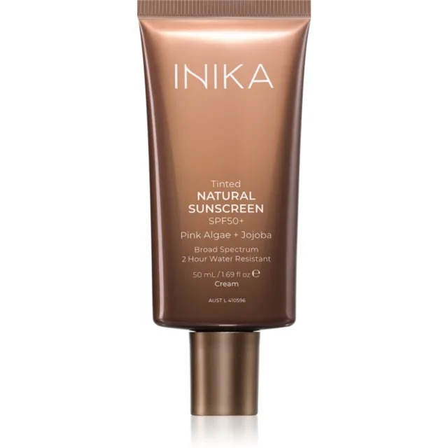 INIKA Organic Tinted Natural Sunscreen tónovací opalovací krém SPF 50+ 50 ml