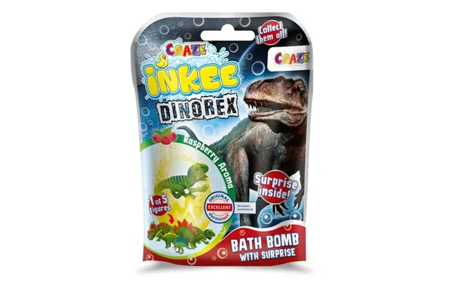 INKEE Šumivá bomba s překvapením Dino 1 ks