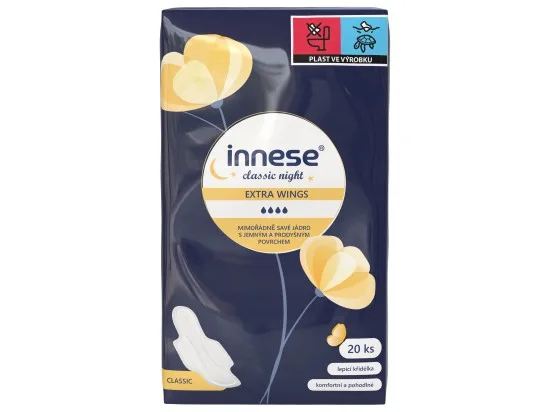 Innese Classic dámské vložky s křidélky noční 20 ks